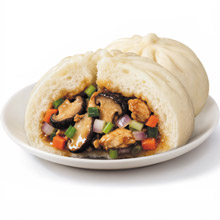 halal chicken mushroom steam bao by lanzhou old moon halal chicken mushroom steam bao by lanzhou old moon